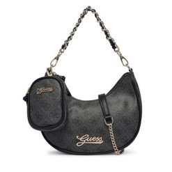 Torebka Guess. Czarne torebki klasyczne damskie Guess, z aplikacjami, bez dodatków. Za 294.99 zł.