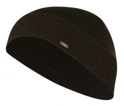Czapka Jesienno-Zimowa, Elegancka Beanie, Brązowa, Wełniana, Klasyczna. Brązowe czapki męskie Em men's accessories, na zimę, bez wzorów, z tkaniny, eleganckie. Za 99.99 zł.