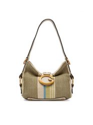 Guess Torebka Camden Mini HWAB93 08720 Beżowy. Brązowe torebki klasyczne damskie Guess, z aplikacjami, z materiału, bez dodatków. Za 589.99 zł.