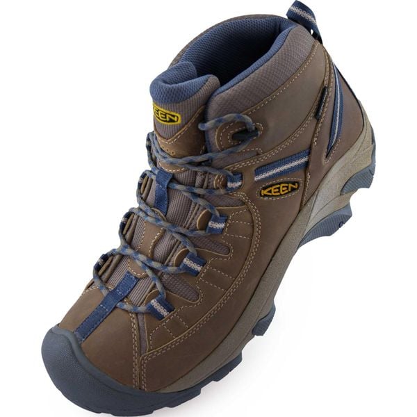 KEEN Targhee Mid WP damskie buty trekkingowe ze skóry wodoodpornej. Brązowe obuwie trekkingowe damskie Keen. Za 517.99 zł.