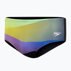 Slipy kąpielowe męskie Speedo Allover Digital Brief. Czarne kąpielówki męskie Speedo, m, bez wzorów, do pływania. Za 139.99 zł.