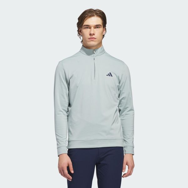 Bluza Ultimate365 Classic Quarter-Zip. Zielone bluzy bez kaptura męskie Adidas, uniwersalny. Za 399.00 zł.