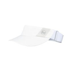 Czapka z daszkiem BUFF SPEED VISOR SOLID. Białe czapki męskie Buff, bez wzorów, z poliesteru, retro. Za 139.90 zł.