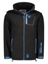 Canadian Peak Kurtka softshellowa "Riziereak" w kolorze czarnym rozmiar: S. Czarne kurtki outdoor męskie Canadian Peak, s, bez wzorów, bez kaptura. Za 131.74 zł.