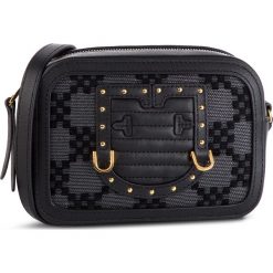 Torebka FURLA - Fortezza 1007136 E EV02 O05 Onyx. Czarne listonoszki damskie Furla, bez wzorów, z materiału, bez dodatków. W wyprzedaży za 429.00 zł.