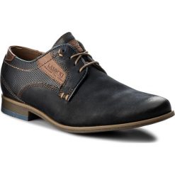 Półbuty LASOCKI FOR MEN MB-BIDDUT-08. Niebieskie półbuty męskie Lasocki For Men, z nubiku, bez zapięcia. W wyprzedaży za 169.99 zł.