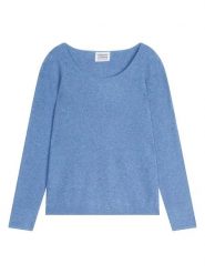 AUTHENTIC CASHMERE Kaszmirowy sweter "Lanfon" w kolorze niebieskim rozmiar: M. Niebieskie swetry klasyczne damskie AUTHENTIC CASHMERE, m, z kaszmiru, bez kołnierzyka. Za 404.45 zł.