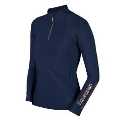 Damska koszulka jeździecka z długim rękawem HORKA Luxury EP. Czerwone t-shirty damskie HORKA, s, bez wzorów, z materiału, bez kołnierzyka. Za 255.00 zł.