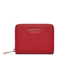 Portfel Nine West. Czerwone portfele damskie Nine West, bez wzorów. Za 69.99 zł.
