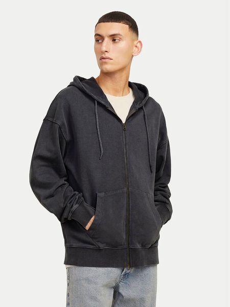 Jack & Jones Bluza Charge 12270279 Szary Loose Fit. Szare bluzy bez kaptura męskie Jack & Jones, m, z bawełny. Za 119.99 zł.