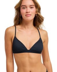 Trójkątny stanik bikini damski ROXY LOVE. Zielone bikini damskie Roxy, bez wzorów. Za 169.99 zł.