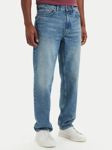 BOSS Jeansy Keyes-2 50566106 Niebieski Regular Fit. Niebieskie jeansy męskie Boss. Za 699.99 zł.