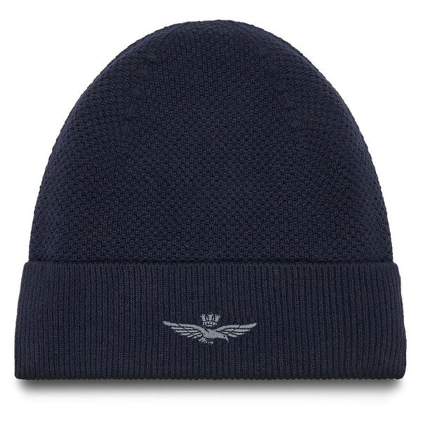 Czapka Aeronautica Militare. Niebieskie czapki męskie AERONAUTICA MILITARE, na zimę, bez wzorów. Za 179.99 zł.