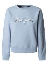 Pepe Jeans Bluza "Maddy" w kolorze błękitnym rozmiar: XS. Niebieskie bluzy bez kaptura damskie Pepe Jeans, xs, z bawełny. Za 114.17 zł.