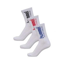 Skarpetki Hummel Chevron High Retro (x3). Białe skarpetki damskie HUMMEL, bez wzorów. Za 126.50 zł.