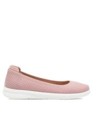 Clara Barson Baleriny Merle H20630-01 Różowy. Czerwone baleriny damskie Clara Barson, bez wzorów, z materiału, bez obcasa. Za 79.99 zł.