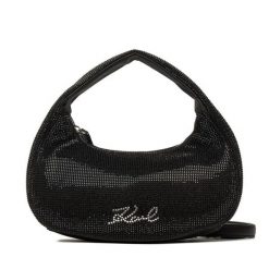 Torebka KARL LAGERFELD. Czarne torebki klasyczne damskie Karl Lagerfeld, bez wzorów, bez dodatków. Za 909.99 zł.