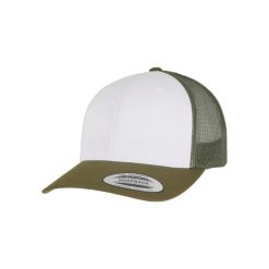 Czapka Trucker Flexfit Retro. Białe czapki męskie FLEXFIT, bez wzorów, z tworzywa sztucznego, retro. Za 100.50 zł.