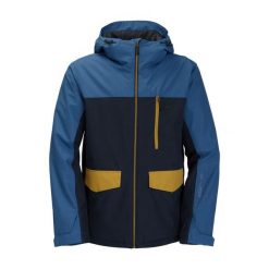 Kurtka snowboardowa męska Billabong Outsider. Niebieskie kurtki narciarskie i snowboardowe damskie Billabong, m, bez wzorów, bez kaptura, narciarskie. Za 429.99 zł.