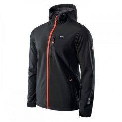 Męska kurtka Elbrus Iver softshell rozmiar XL. Czarne kurtki męskie ELBRUS, m, bez wzorów, z softshellu, bez kaptura, narciarskie. Za 251.53 zł.