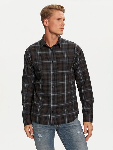 Jack & Jones Koszula Blake 12262733 Szary Relaxed Fit. Szare koszule męskie Jack & Jones, l, bez wzorów, z bawełny, bez kołnierzyka, bez ramiączek. Za 89.99 zł.