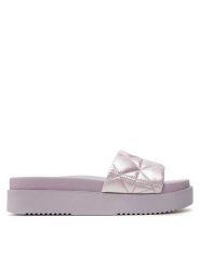 Aldo Klapki Aquata 13740468 Fioletowy. Fioletowe klapki damskie Aldo, bez wzorów, z materiału, bez obcasa. Za 299.99 zł.