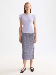 Scotch & Soda Koszulka w kolorze fioletowym rozmiar: S. Różowe bluzki damskie Scotch & Soda, s, bez wzorów, bez kołnierzyka. Za 149.95 zł.