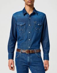 MĘSKI PASEK KLAMRA WRANGLER EASY BELT EMBOSSED 112358333. Paski męskie Wrangler, bez wzorów, klasyczne. Za 89.99 zł.