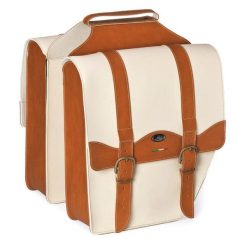 Monte Grappa Podwójna torba rowerowa 17L Cruiser Vintage Cognac Cream. Brązowe torebki klasyczne damskie SELLE MONTE GRAPPA, bez wzorów, ze skóry, bez dodatków. Za 400.15 zł.