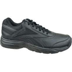 Buty Reebok Work In Cushion 4.0 FU7355 czarne. Czarne buty sportowe na co dzień męskie z materiału, bez zapięcia, trekkingowe. Za 325.38 zł.