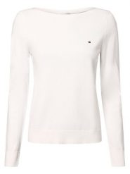 Tommy Hilfiger Sweter Kobiety biały, M. Białe swetry klasyczne damskie Tommy Hilfiger, m, z dzianiny, bez kołnierzyka. Za 489.95 zł.