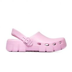 Buty do chodzenia damskie Birkenstock Birki Flow Eva Fondant. Czerwone obuwie treningowe damskie Birkenstock, na fitness i siłownię. Za 374.00 zł.