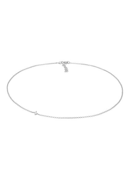Elli Damski choker soliter z kryształem cyrkonii w srebrze próby 925 Sterling Silver Naszyjniki 1 ct. Szare naszyjniki damskie Elli, srebrne. Za 243.99 zł.