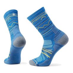 Skarpety trekkingowe Smartwool Hike Light Cushion Mountain Pattern Crew. Niebieskie skarpetki damskie Smartwool, bez wzorów. Za 114.70 zł.