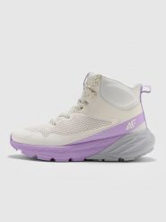 4F Wysokie buty trekkingowe SPEED HIKER z membraną damskie - fioletowe 37. Fioletowe obuwie trekkingowe damskie 4f. W wyprzedaży za 279.99 zł.