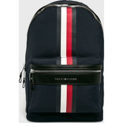 Tommy Hilfiger - Plecak. Niebieskie plecaki męskie Tommy Hilfiger, bez wzorów, z materiału. W wyprzedaży za 359.90 zł.
