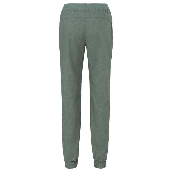 Spodnie damskie VAUDE Redmont. Zielone spodnie materiałowe damskie Vaude, bez wzorów, z elastanu. Za 433.70 zł.