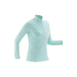 Koszulka narciarska XC S 500 damska. Zielone t-shirty damskie INOVIK, s, bez wzorów, z elastanu, bez kołnierzyka. Za 89.99 zł.