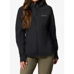 Kurtka damska Columbia Sweet As III Hooded Softshell. Czarne kurtki damskie Columbia, bez wzorów, z softshellu, bez kaptura. Za 414.69 zł.