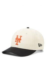 New Era czapka z daszkiem Mężczyźni Bawełna (100%) beżowy, ONE SIZE. Brązowe czapki męskie New Era, bez wzorów, z bawełny, klasyczne. Za 89.95 zł.