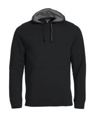 Clique Classic Hoody – bluza z kapturem z mieszanki bawełny. Czarne bluzy z kapturem męskie CLIQUE, m, z bawełny. Za 223.02 zł.