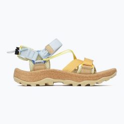 Sandały damskie Merrell Speed Fusion Sport RMX. Niebieskie obuwie trekkingowe damskie MERRELL, bez wzorów, bez obcasa. Za 319.99 zł.