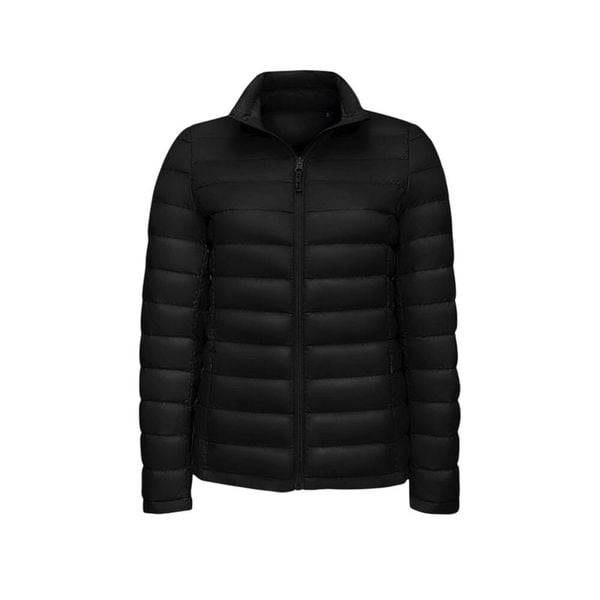 Wodoodporna Kurtka Damska Wilson. Czarne kurtki damskie SOL'S, s, bez wzorów, bez kaptura. Za 350.99 zł.