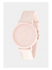 U.S. Polo Assn. Zegarek kwarcowy w kolorze jasnoróżowym rozmiar: onesize. Różowe, analogowe zegarki damskie U.S. Polo Assn., sztuczne. Za 113.99 zł.