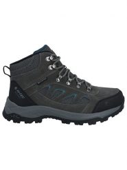 Hi-Tec Buty trekkingowe "BANDERA EXPEDITION" w kolorze antracytowo-niebiesko-czarnym rozmiar: 46. Czarne buty trekkingowe męskie Hi-tec, z materiału, bez zapięcia, outdoorowe. Za 254.74 zł.