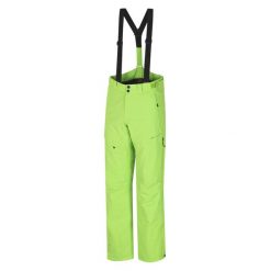 Męskie spodnie narciarskie HANNAH Kasey Lime Green 10.000 mm/h2o. Zielone spodnie materiałowe męskie Hannah, bez wzorów, sportowe. W wyprzedaży za 359.99 zł.