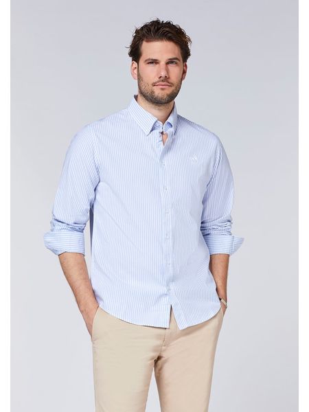 Polo Sylt Koszula - Regular fit - w kolorze błękitnym rozmiar: S. Niebieskie koszule męskie Polo Sylt, s, bez wzorów, z bawełny, bez kołnierzyka, bez ramiączek. Za 69.91 zł.
