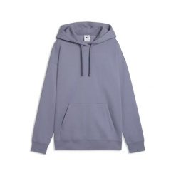 Dresowa bluza z kapturem damska Puma Essentials. Fioletowe bluzy z kapturem damskie Puma, m, z dresówki. Za 248.00 zł.