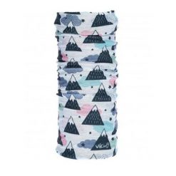 Komin sportowy turystyczny dla dzieci Viking Regular. Białe szaliki dziecięce VIKING, z materiału, bez ramiączek. Za 29.90 zł.