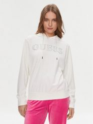 Guess Bluza Couture V4RQ25 KBXI2 Écru Regular Fit. Bluzy bez kaptura damskie Guess, m, z syntetyku. Za 239.99 zł.